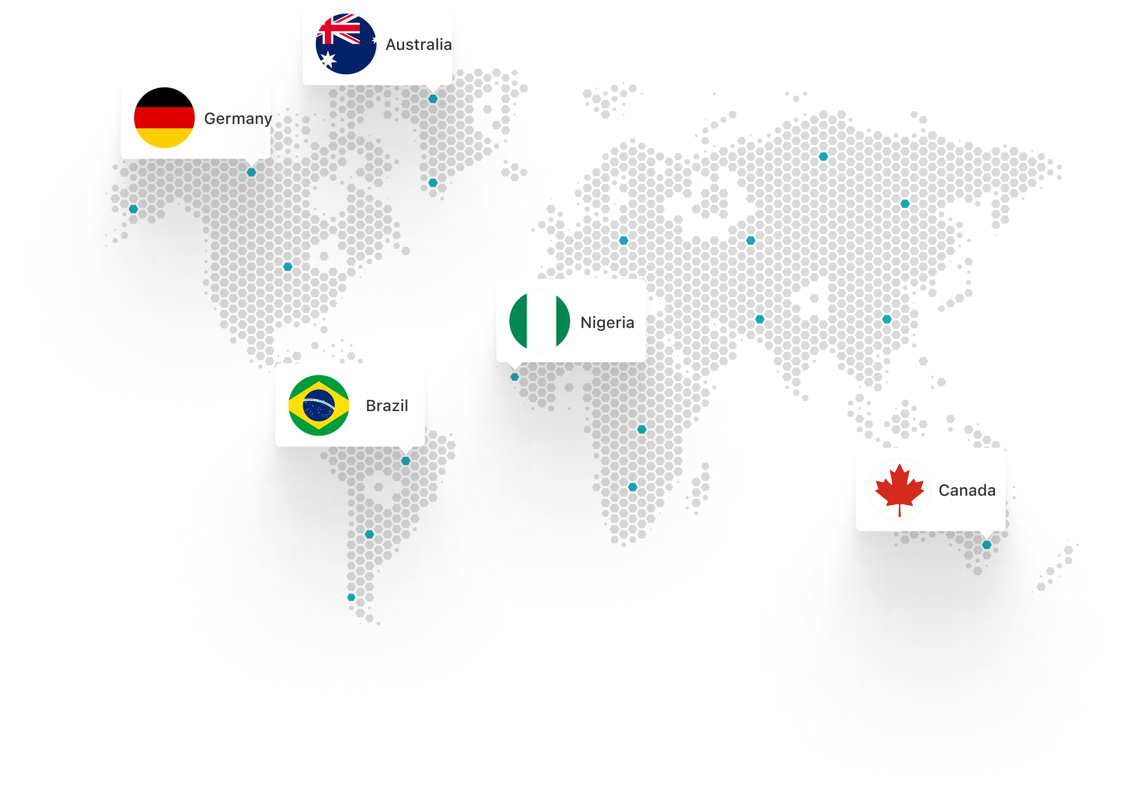 World Map - Operating Locations